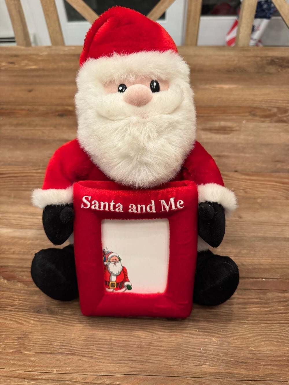 Dan Dee Collector's Choice Plush Santa and Me Photo Frame 11" Plush Stuffed Sant